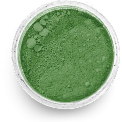 Prachová barva zelená natural green, 5 g