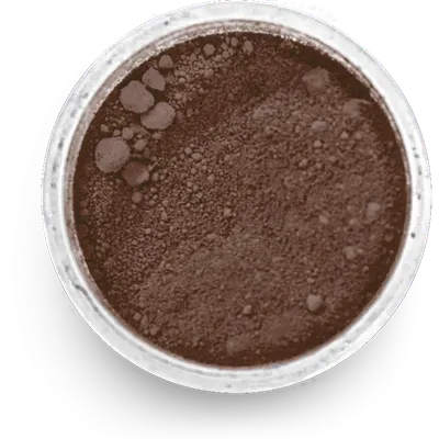 Prachová barva hnědá natural brown, 5 g