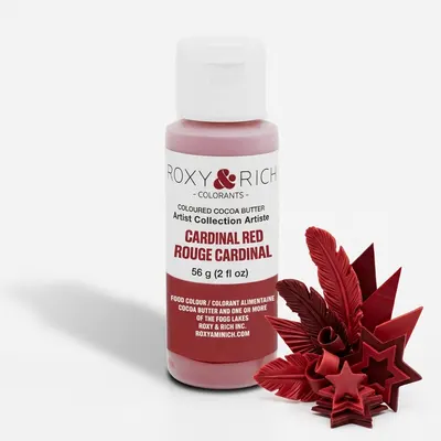 Kakaové máslo barevné cardinal red, 56 g