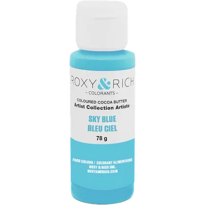 Kakaové máslo barevné sky blue, 78 g