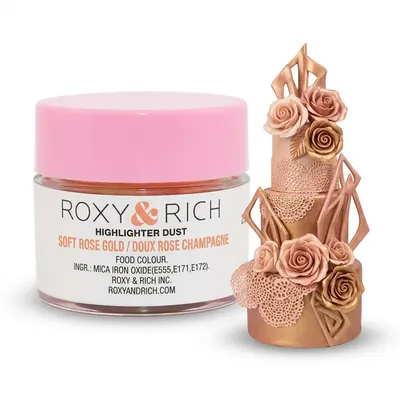 Prachová metalická barva Highlighter soft rose gold 2,5 g