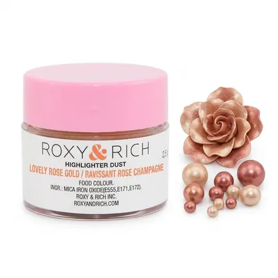 Prachová metalická barva Highlighter lovely rose gold 2,5 g