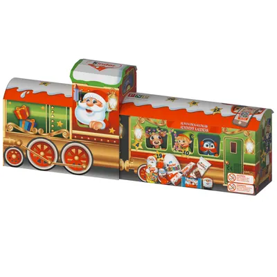 kinder Adventní kalendář vláček - Mašinka se Santou 226 g