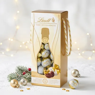 Lindt Gift Box Marc de Champagne 350 g VÁNOČNÍ