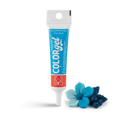 Gelová barva Azzurro Cielo nebeská modř 20 g