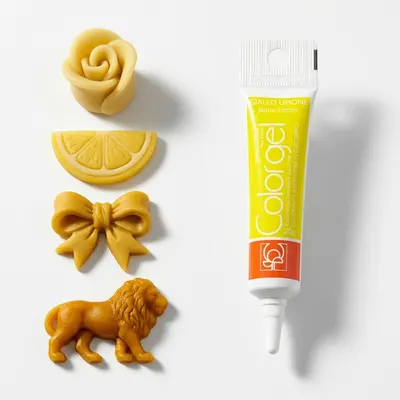 Gelová barva citrónově žlutá Giallo Limone Modecor 20 g