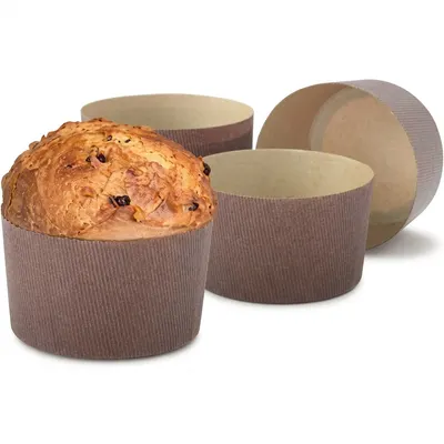 Decora papírové košíčky na Panettone, 5 ks