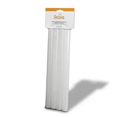 Plastové výztuhy pro patrové dorty 18 mm x 30 cm, 4 ks