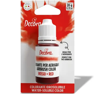 Tekutá airbrush barva červená 20 g