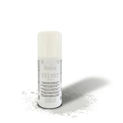 Sametový sprej bílý na mražené dezerty 100 ml