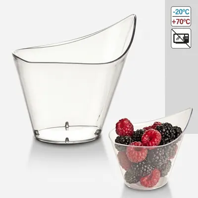 Kelímek na dezerty Goccia kapka PET 200 ml