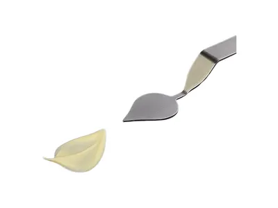 Nerezová špachtle FLYCHOC na čokoládové listy S, 4 x 3 cm