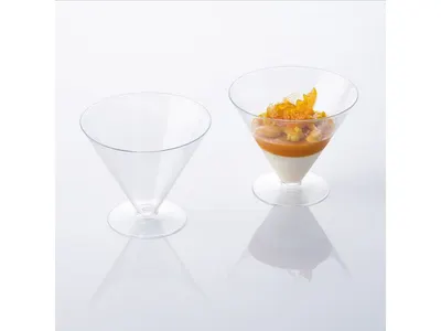 Plastový kelímek na dezerty Cup cone 165 ml, 100 ks