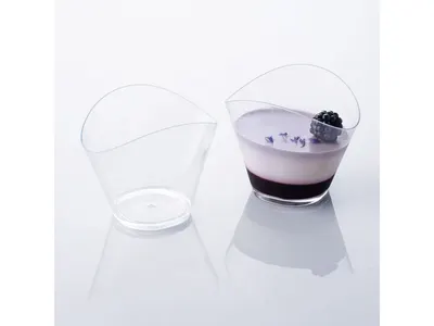 Plastový kelímek na dezerty Oblouček 200 ml, 100 ks