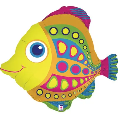 Nafukovací fóliový balónek ryba 69 cm