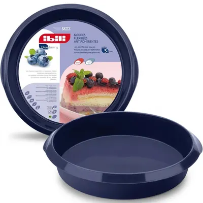 Silikonová forma na dort kulatá hladká 20 cm Ibili