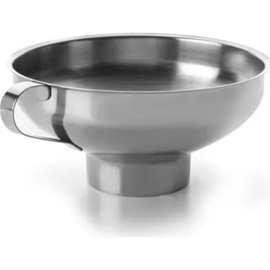 Nerezový trychtýř na džem do sklenic 14 cm