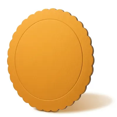 Kulatá zlatá podložka pod dort 20 cm, tloušťka 3 mm