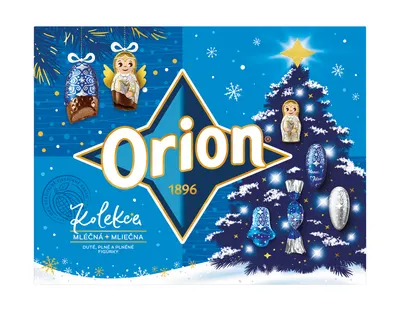 Orion Vánoční čokoládová kolekce - mléčná 347 g