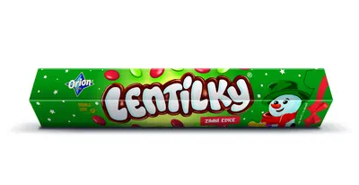 Smarties Lentilky Vánoční zelené červené 120 g