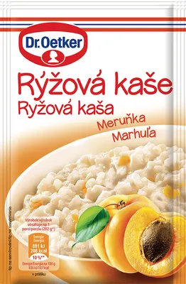Kaše rýžová bez lepku meruňka 52 g