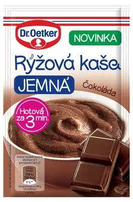 Rýžová kaše jemná čokoláda 52 g