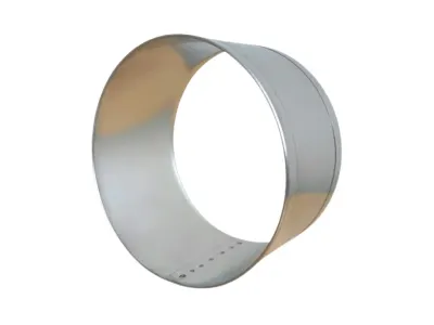 Dortový ráfek kruh 14 cm, výška 8 cm, pocínovaný plech