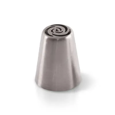 Trezírovací špička růže nerezová, průměr 2 cm
