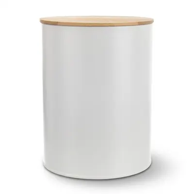 Dóza WHITELINE bílá průhledné víko pr. 13 cm