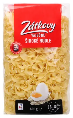 Zátkovy těstoviny Nudle široké vaječné 500 g