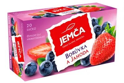 JEMČA Čaj borůvka/jahoda 40 g