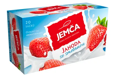 JEMČA Čaj Jahoda se smetanou 40 g