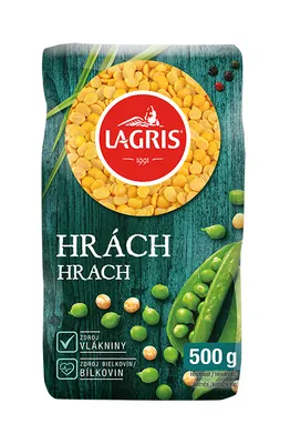 LAGRIS Hrách žlutý půlený 500 g