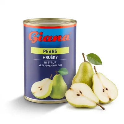 Hruškový kompot půlený 425 ml