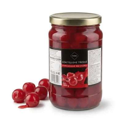 Koktejlové třešně bez stopky 1900 g