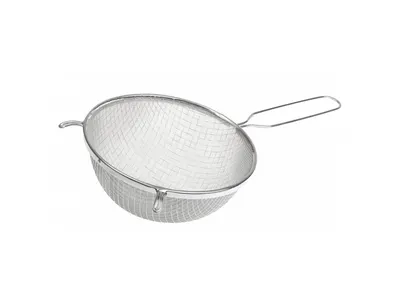 Cedník dvojitý z pocínované oceli, průměr 18 cm
