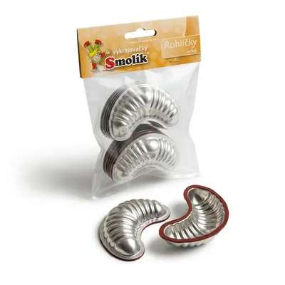 Vyklápěcí formička na rohlíčky Smolík velká, 20 ks