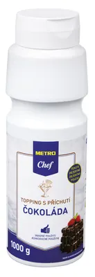 Cukrářský Topping mléčná čokoláda 1kg s kondenzovaným mlékem