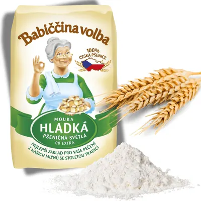 Babiččina volba Mouka pšeničná hladká 1 kg