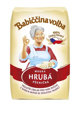 Babiččina volba Mouka pšeničná hrubá 1 kg