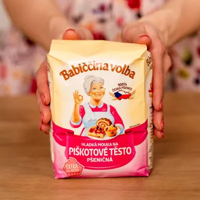 Babiččina volba - Mouka hladká dortová - piškotová 1 kg