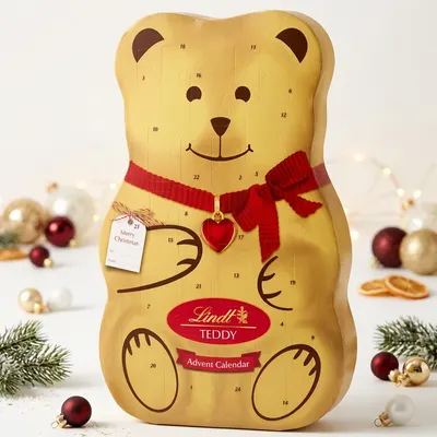 Adventní kalendář Teddy Shape 310g