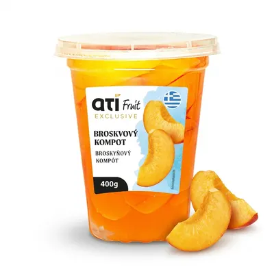 Broskvový kompot plátky 400 g