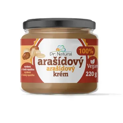 Arašídové máslo jemné 100 % 220 g