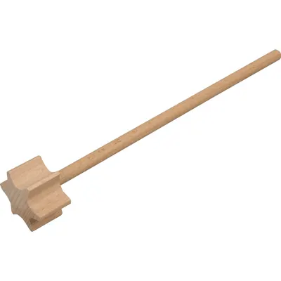 Dřevěná kvedlačka na mísení těsta a pudinků 25 cm