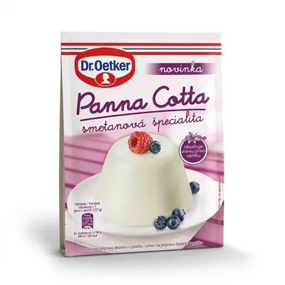 Panna cotta s vanilkou, prášek na dezert 50 g