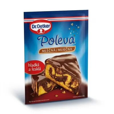 Mléčná poleva na dort a zákusky Dr. Oetker, 100 g