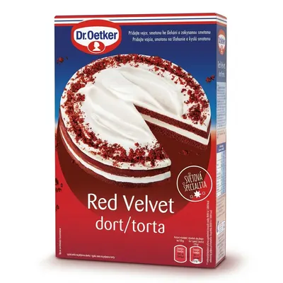 Red Velvet dort, směs na pečení, 385 g