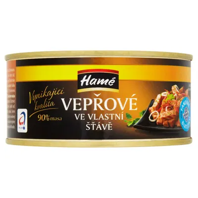 Hamé Vepřové maso 90% ve vlastní šťávě 290 g