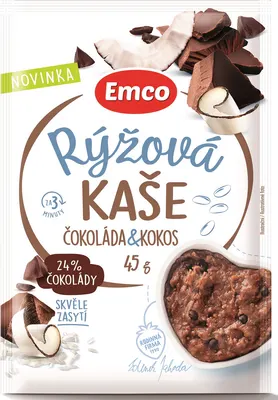 Emco Rýžová kaše čokoláda kokos 45 g